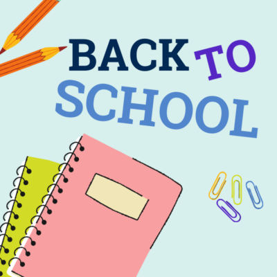 Back to school graphic